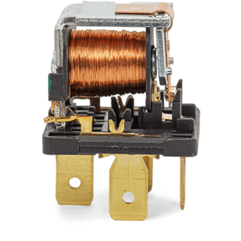 Car electromagnetic relay switch.